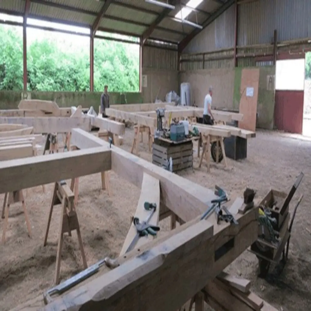 Green Oak Beams, Joinery Timber, timber cladding, sune nightingale, Grand Design Traditional House