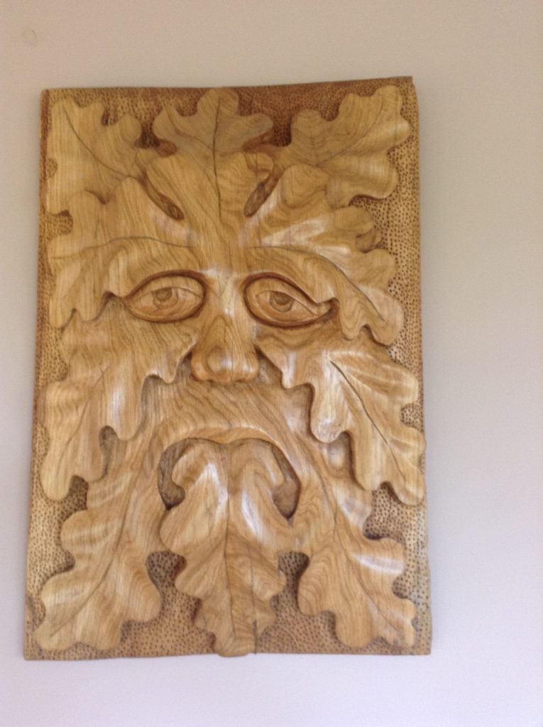 Artful, Green Oak, Fresh Sawn, carving, project, carved, wooden leaves, UK Timber, Leaf Man, Custom Cut, Calculator