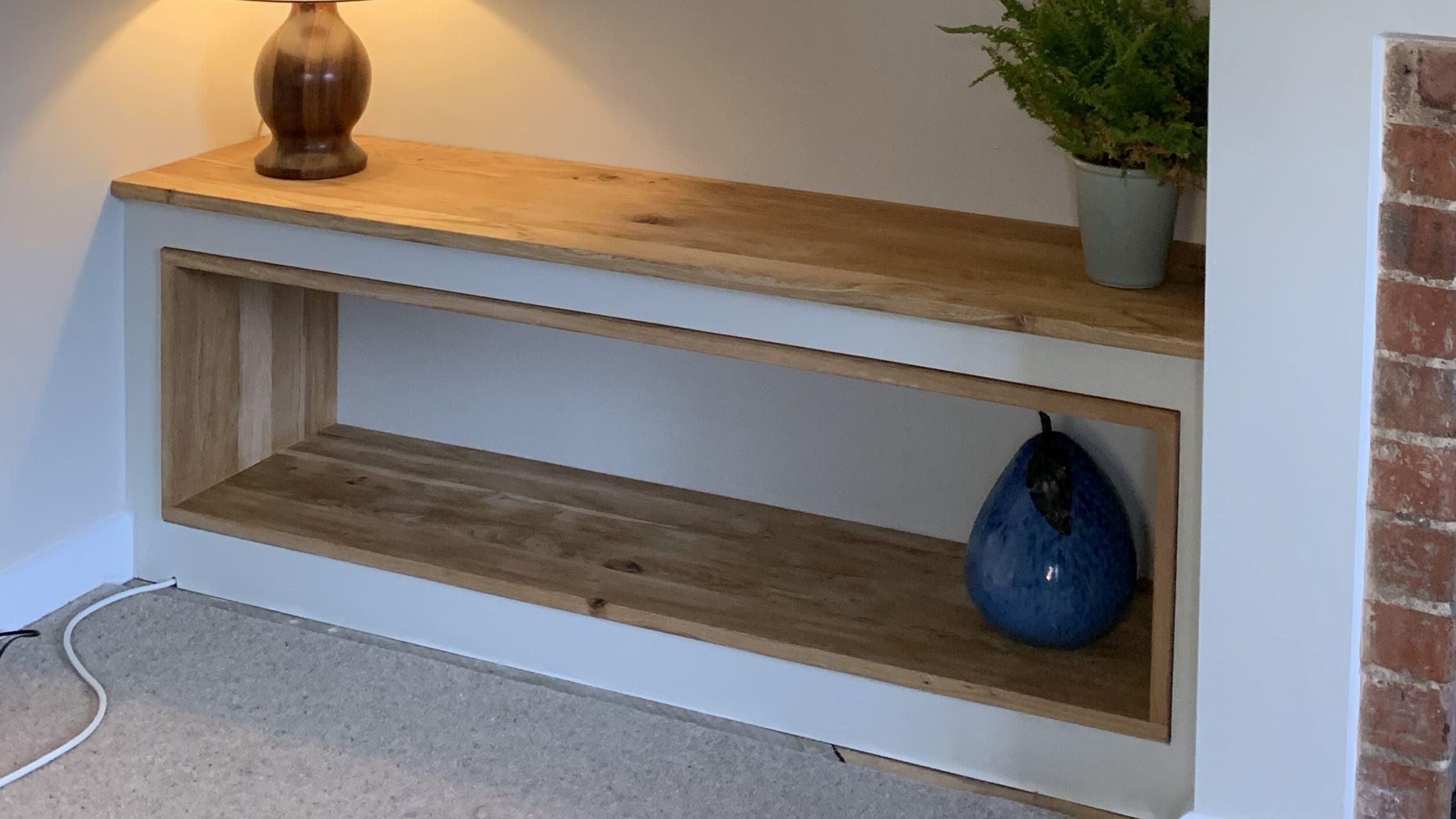 Revamped Oak Alcove Using Kiln-Dried Oak | UKT Projects Gallery